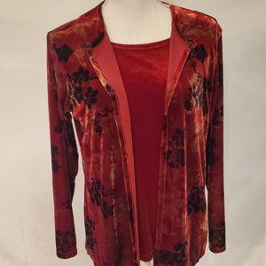 Notations Women's Med Velour top